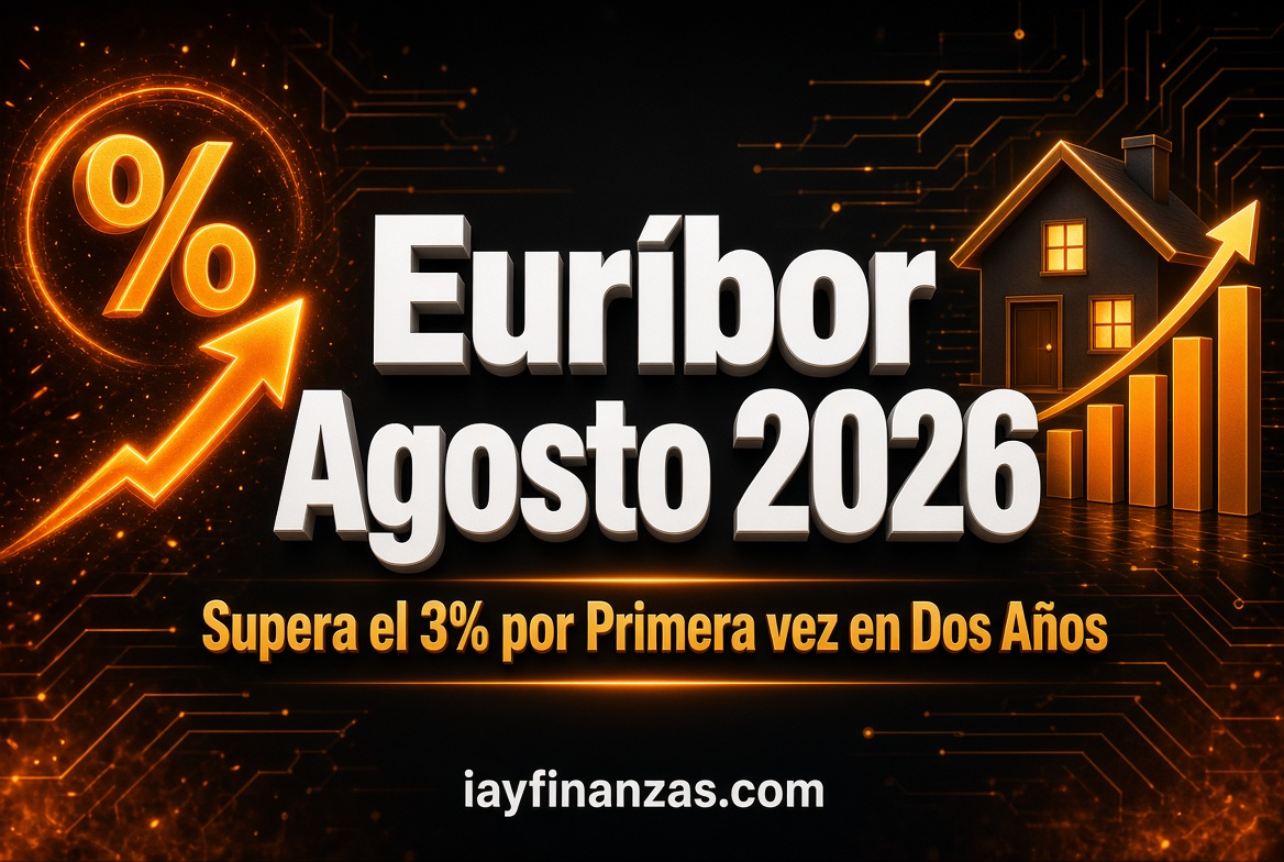 euribor agosto 2026 supera 3 por ciento media mensual hipotecas variables España BCE septiembre