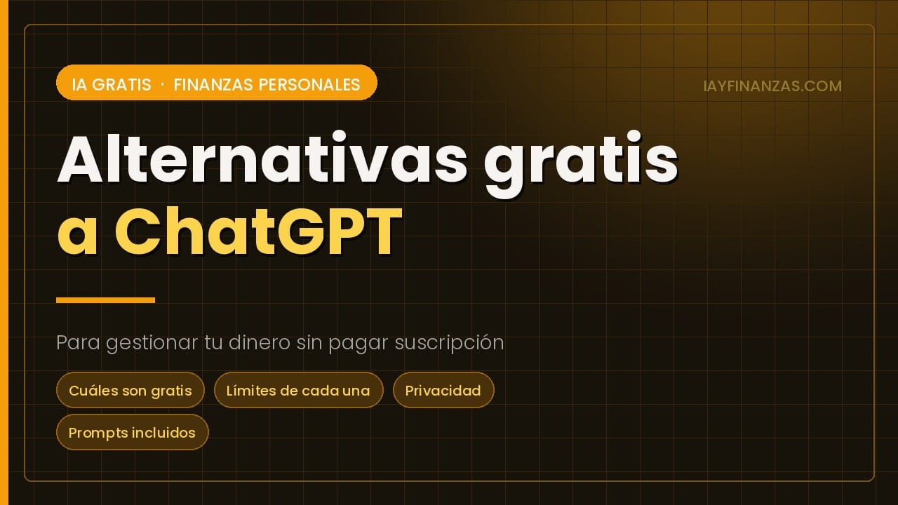 Alternativas gratuitas a ChatGPT para gestionar las finanzas personales