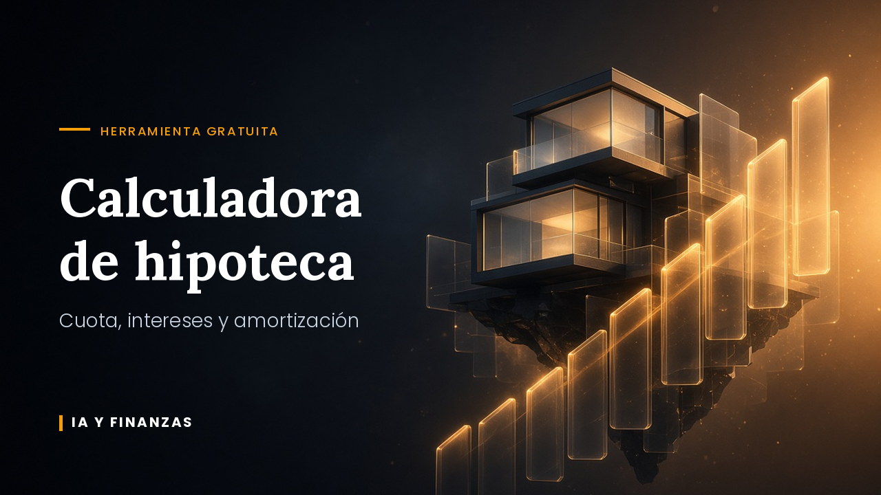 Calculadora de hipoteca: calcula la cuota, los intereses y la amortización anticipada de tu préstamo en España
