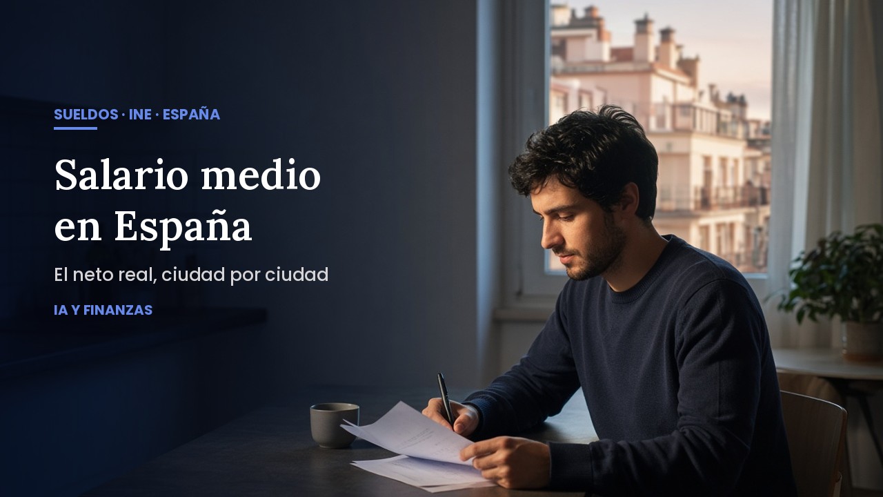 Salario medio en España: cuánto queda neto al mes y si llega para vivir solo en Madrid, Barcelona, Valencia, Zaragoza, Sevilla y Bilbao.